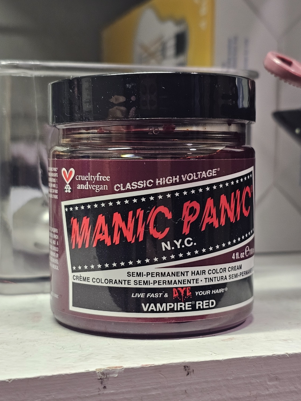 Manic Panic Vampire Red Semi-Permanent Hair Color Cream